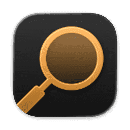 EasyFind (Dark) macOS icon