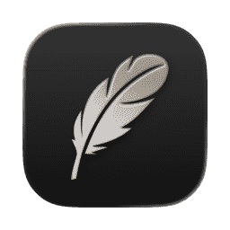 ElementNote (Liquid Glass, Dark Mode)