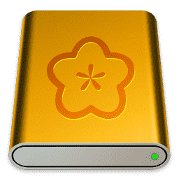 External Disk - Anime (or flower)