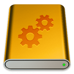 External Disk - Cog Wheels