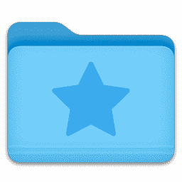 Favourite Folder (Dark) macOS icon