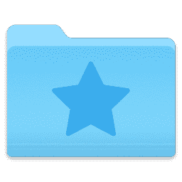 Favourite Folder (Light) macOS icon
