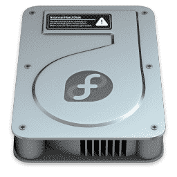 Fedora Linux Internal Drive macOS icon