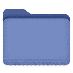 File (Blue)