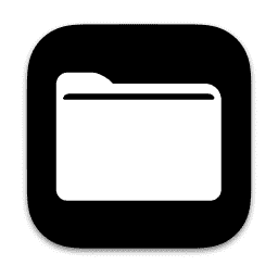 Files (Dark) macOS icon