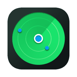 Find My Dark macOS icon