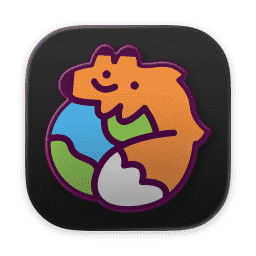 Firefox Momo Liquid Glass (Dark) macOS icon