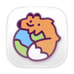 Firefox Momo Liquid Glass (Light) macOS icon