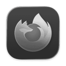 Firefox (Clear Dark) macOS icon