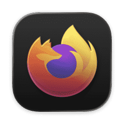 Firefox (Dark) macOS icon