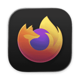 Firefox (Dark) macOS icon