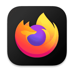 Firefox (Dark) macOS icon