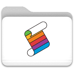 Folder - AppleScript macOS icon