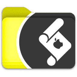 Folder - AppleScripts (Yellow) macOS icon