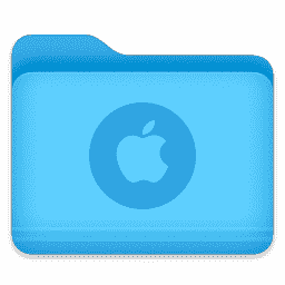 Folder - Apple Circle Solid macOS icon