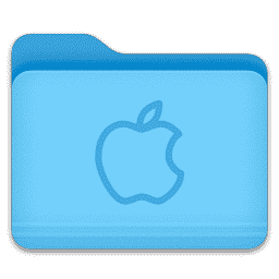 Folder - Apple Outline macOS icon