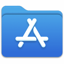 Folder - Appstore (Blue) macOS icon