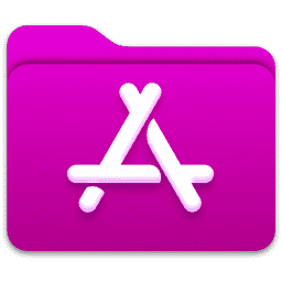 Folder - Appstore (Pink) macOS icon