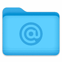 Folder - At Symbol macOS icon