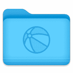 Folder - Beach Ball macOS icon