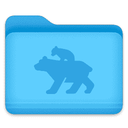 Folder - Bear and Cub macOS icon