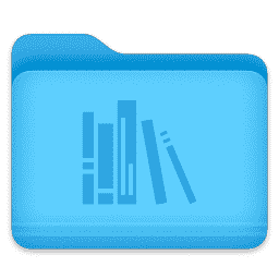 Folder - Book Shelf macOS icon