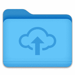 Folder - Cloud Upload macOS icon