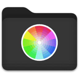 Folder - Color Wheel (Dark) macOS icon
