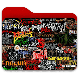 Folder - Death Metal macOS icon