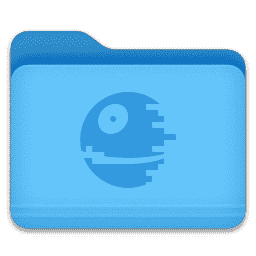 Folder - Death Star Construction macOS icon