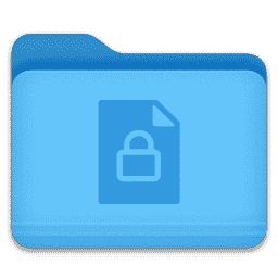 Folder - Document Locked macOS icon