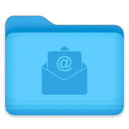 Folder - Email Open macOS icon