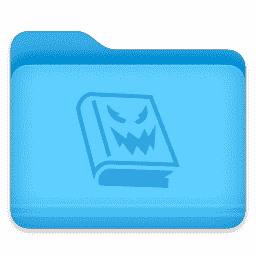 Folder - Evil Book macOS icon