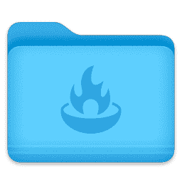 Folder - Fire Bowl macOS icon