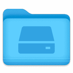 Folder - Hard Disk macOS icon