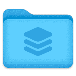 Folder - Layers macOS icon