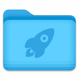 Folder - Little Rocket icon for macOS