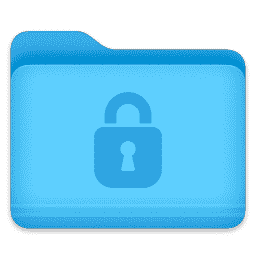 Folder - Lock macOS icon