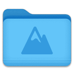 Folder - Mountains macOS icon