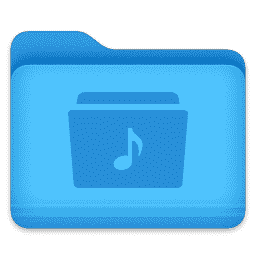 Folder - Music macOS icon