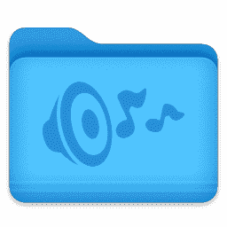 Folder - Music Speaker macOS icon