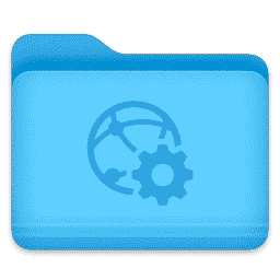 Folder - Network Settings macOS icon