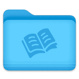 Folder - Open Book macOS icon