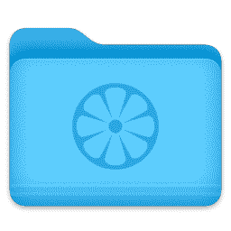 Folder - Orange macOS icon