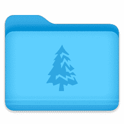 Folder - Pine Tree macOS icon