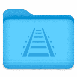 Folder - Railway Tracks macOS icon