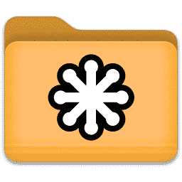 Folder - SVG (Orange) macOS icon