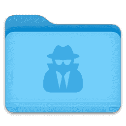 Folder - Secret Agent icon for macOS