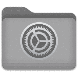 Folder - Settings macOS icon