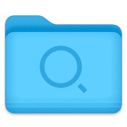 Folder - Simple Search macOS icon